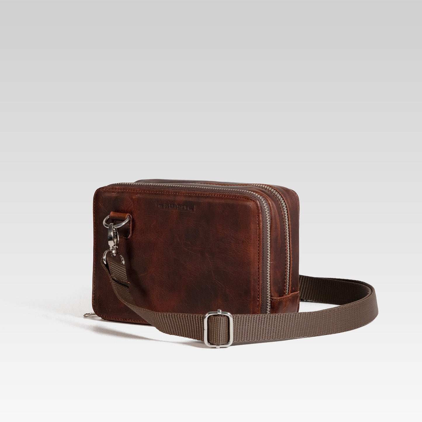 Sac à bandoulière marron Cesar Café