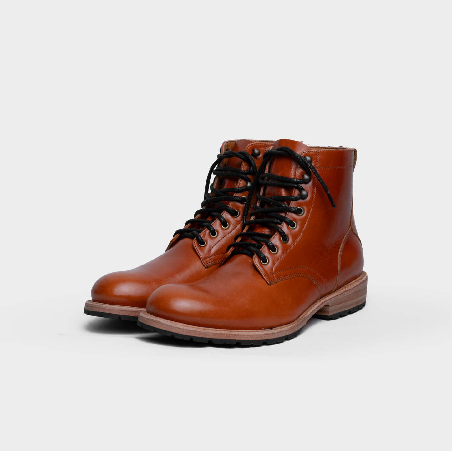 Botas GOODYEAR WELT cafe umber suela truck