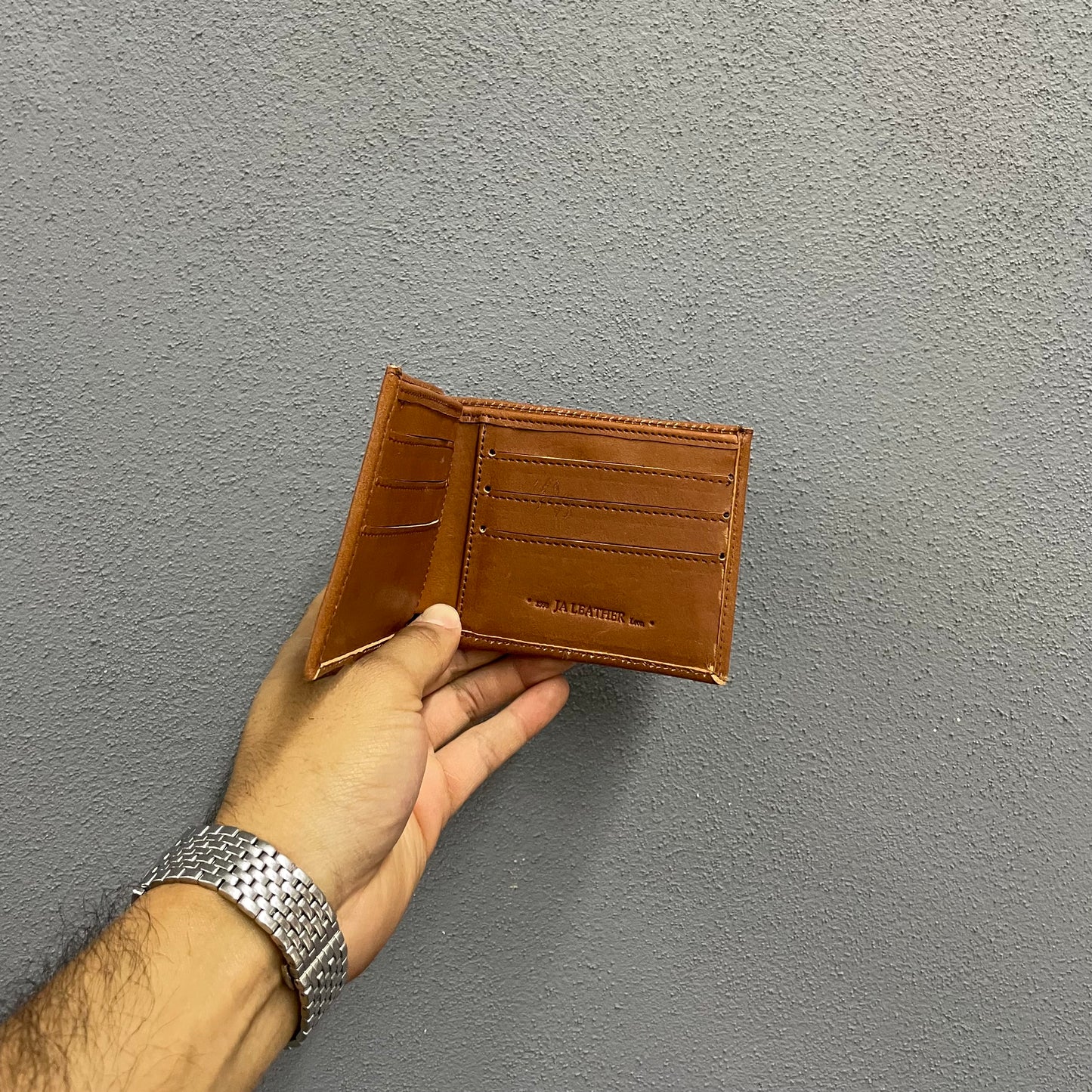Classic coffee whiskey wallet